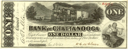 Bk Chattanooga $1 G-58